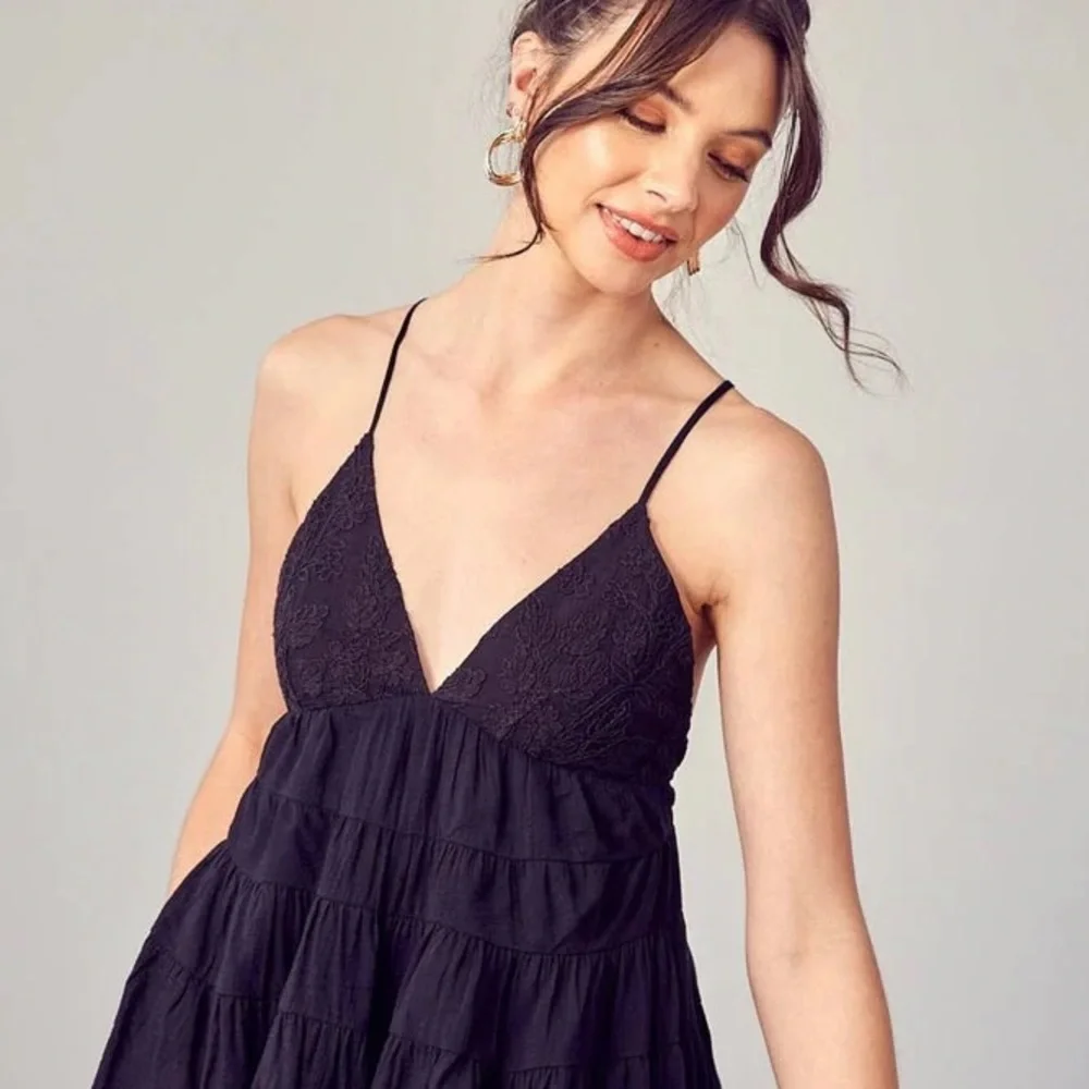 Mustard Seed Tiered Jacquard Cami NWT - Picture 3 of 5